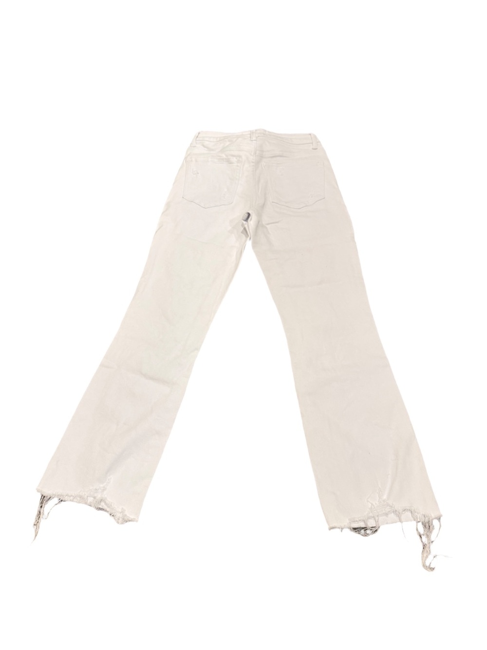 Flying Monkey White Distressed Wide-Leg Jeans - Picture 3 of 10